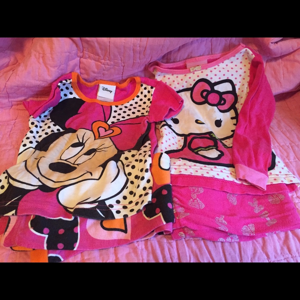Disney/Hello Kitty pajamas